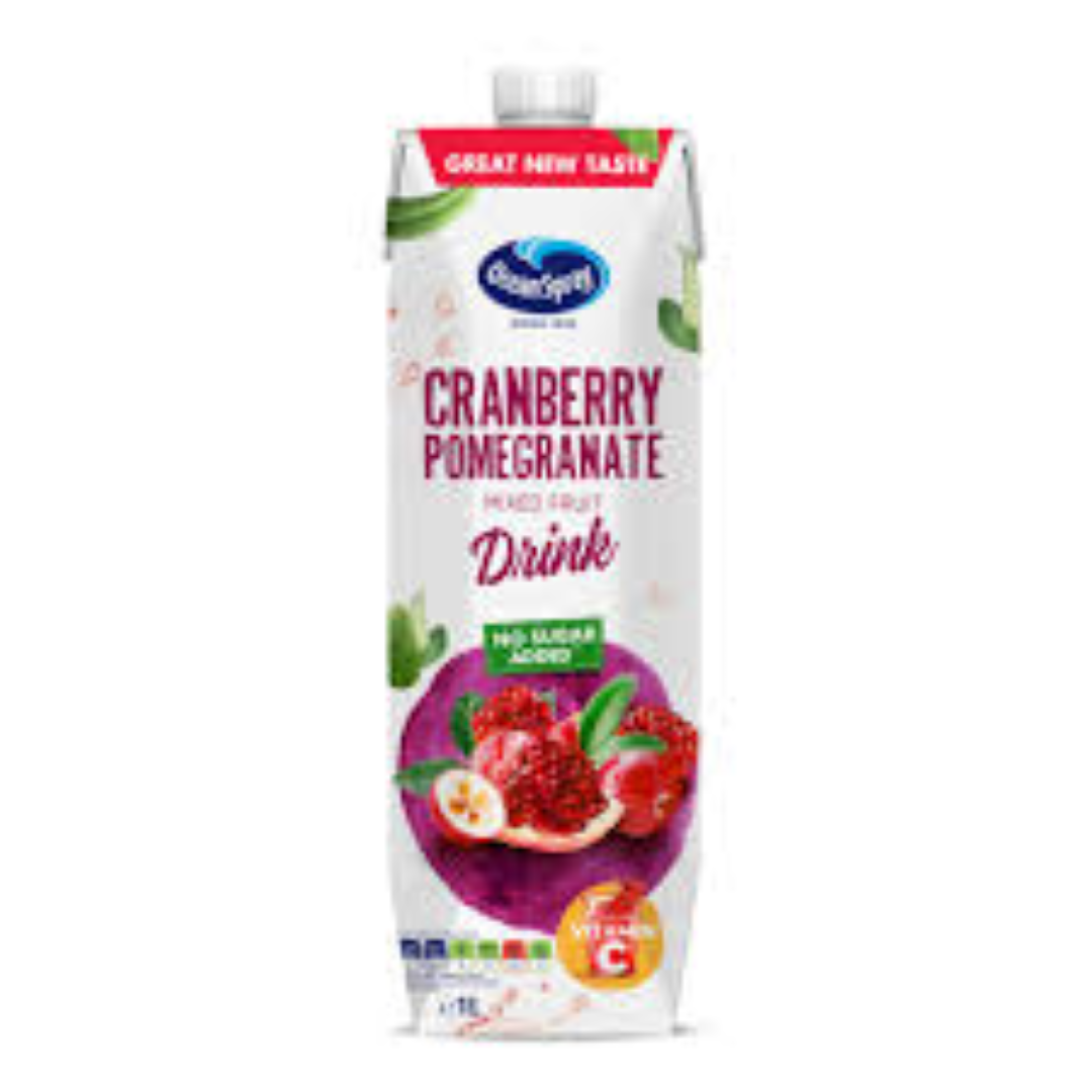 OCEAN SPRAY CRANBERRY POMEGRANATE 1 LTR